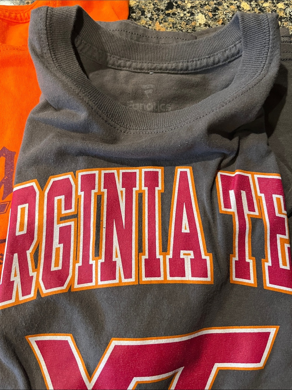 Virginia Tech Graphic Tee Bundle of 5 - Maroon, Orange, Gray - Picture 2 of 6